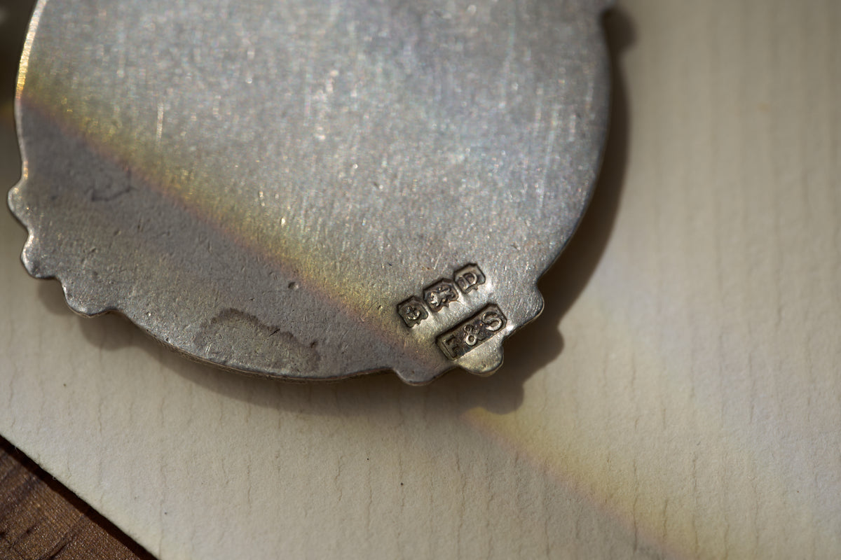 Open Curb Single Albert with Colliery Cricket Cup Fob, Edwardian