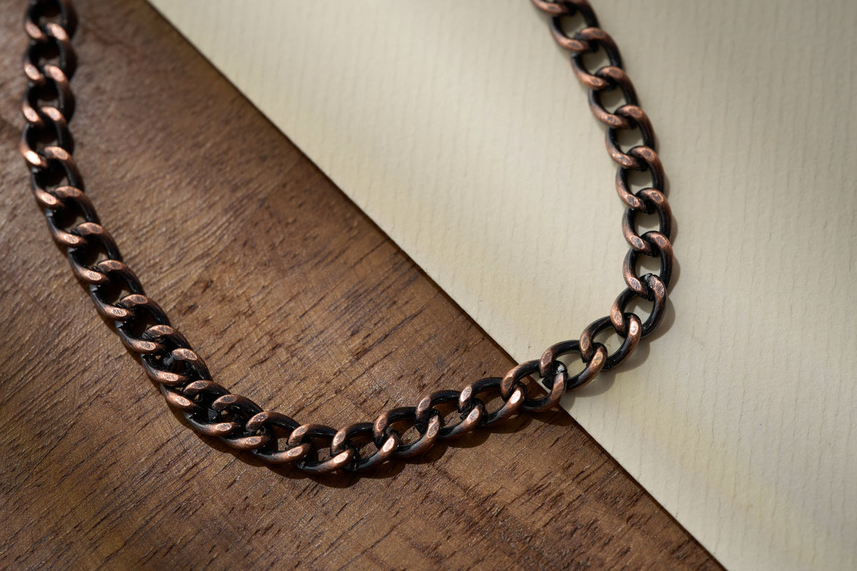 Curb Link Albert Chain with Belt Clip, Early 20th Century