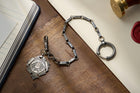 German Niello Bar Link Fob Chain with Shooting Medal