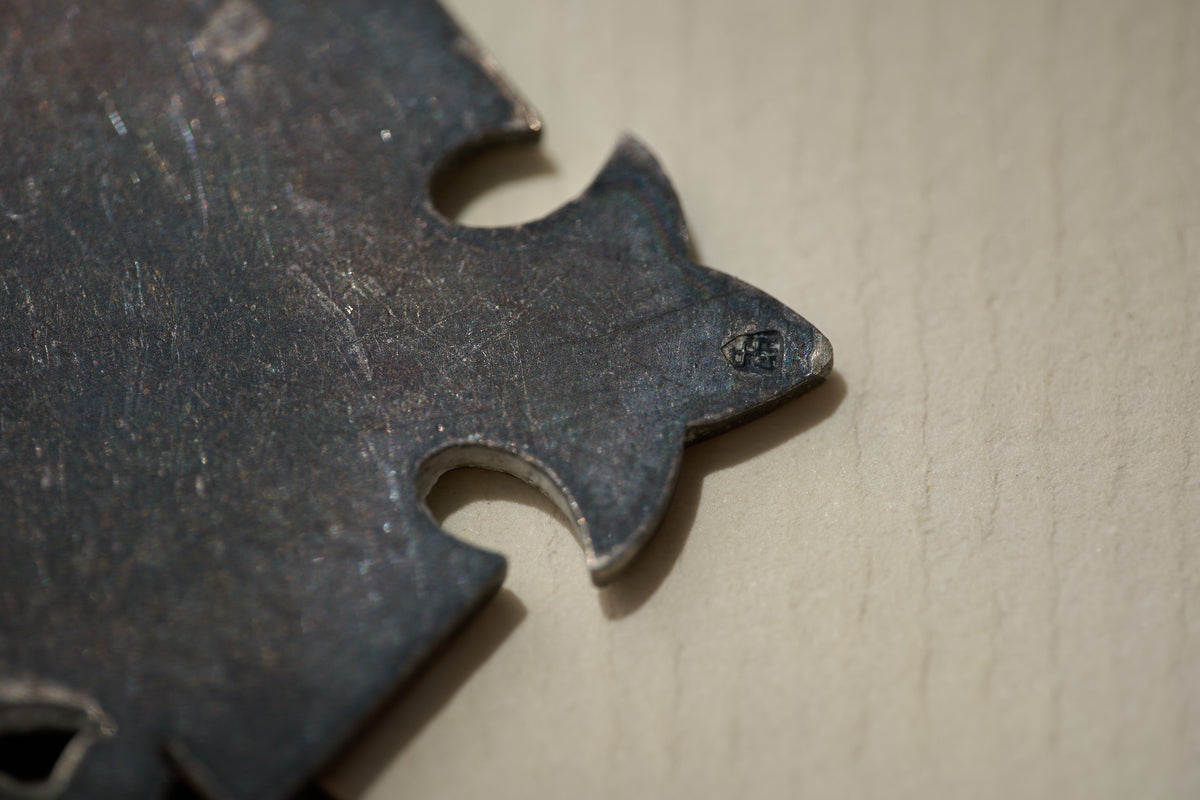 German Niello Bar Link Fob Chain with Shooting Medal