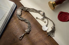 Rope Albertina with Tassel and Coin Fob in Sterling Silver, c.1910