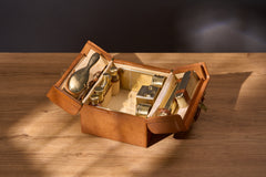 Asprey Sterling Silver Gentleman's Dressing Case, 1908, detail view 3