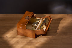 Asprey Sterling Silver Gentleman's Dressing Case, 1908, detail view 4