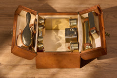 Asprey Sterling Silver Gentleman's Dressing Case, 1908, detail view 10