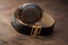 Audemars Piguet Huitième Chronograph in Tantalum and Yellow Gold, c.1988-1990, detail view 12