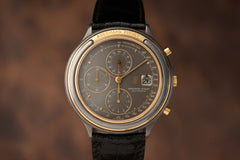 Audemars Piguet Huitième Chronograph in Tantalum and Yellow Gold, c.1988-1990, detail view 3
