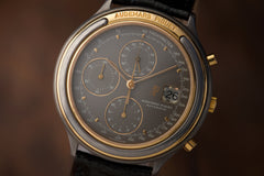 Audemars Piguet Huitième Chronograph in Tantalum and Yellow Gold, c.1988-1990, detail view 5