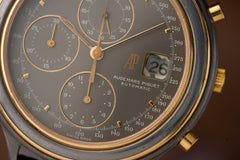 Audemars Piguet Huitième Chronograph in Tantalum and Yellow Gold, c.1988-1990, detail view 6