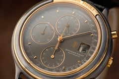 Audemars Piguet Huitième Chronograph in Tantalum and Yellow Gold, c.1988-1990, detail view 2