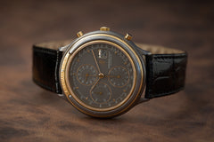 Audemars Piguet Huitième Chronograph in Tantalum and Yellow Gold, c.1988-1990, detail view 9
