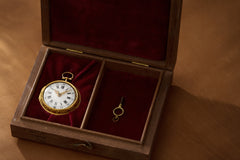 Baccuet Geneva Gold Repoussé Pocket Watch, Signed London, c.1750, detail view 3