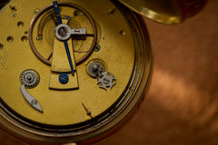 French 18k Gold Quarter Repeater Pocket Watch, c.1850, detail view 10