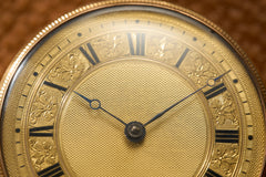 French 18k Gold Quarter Repeater Pocket Watch, c.1850, detail view 16