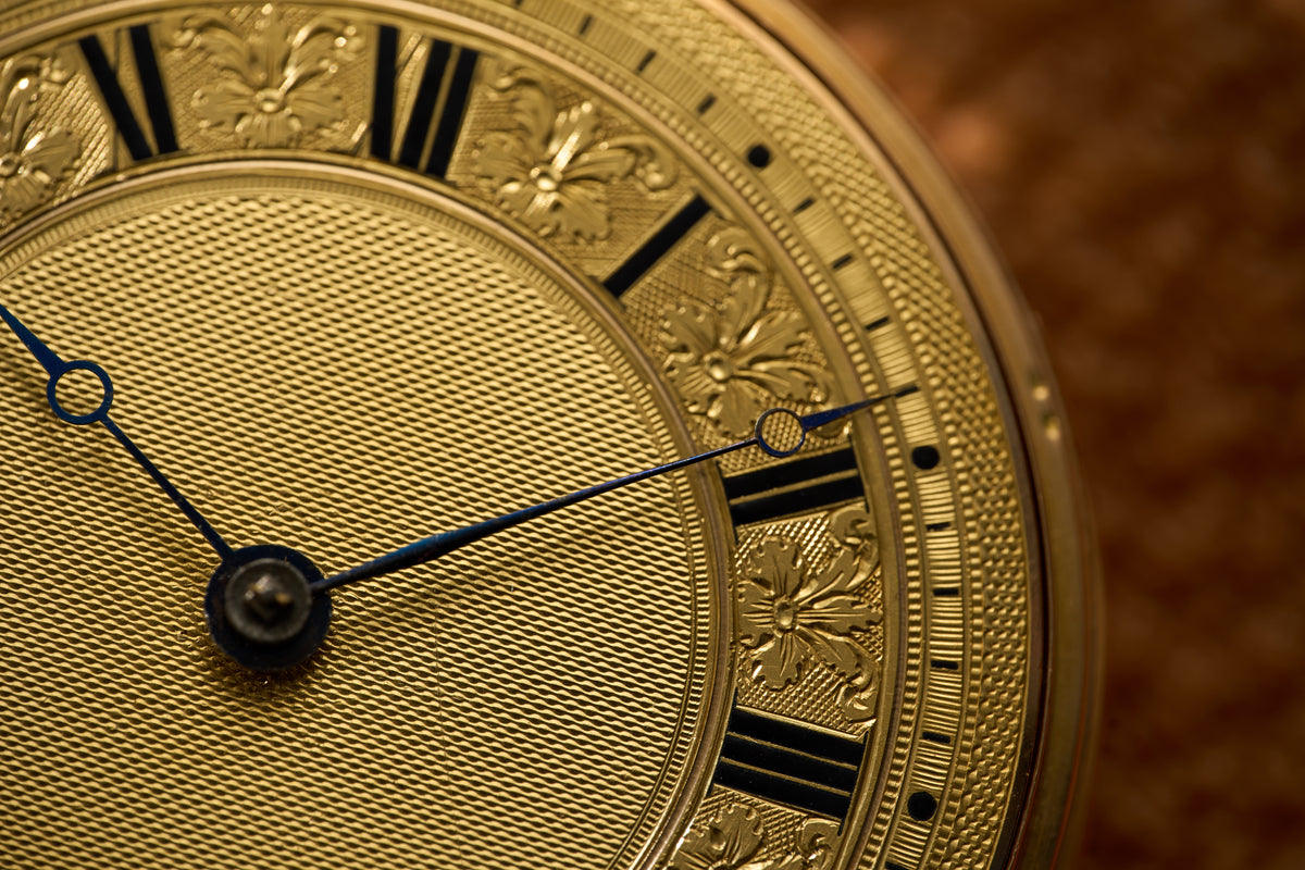 French 18k Gold Quarter Repeater Pocket Watch, c.1850, detail view 19