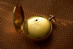 French 18k Gold Quarter Repeater Pocket Watch, c.1850, detail view 23