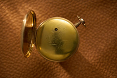 French 18k Gold Quarter Repeater Pocket Watch, c.1850, detail view 6