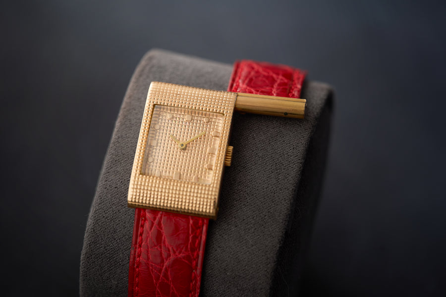 Reflet in 18ct Gold, Pointe de Diamant Case and Dial, c.1955