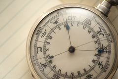 Bovet Fleurier Chinese Market Pocket Watch, Silver, c.1850, detail view 13