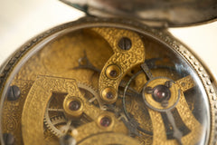 Bovet Fleurier Chinese Market Pocket Watch, Silver, c.1850, detail view 22