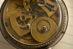 Bovet Fleurier Chinese Market Pocket Watch, Silver, c.1850, detail view 23