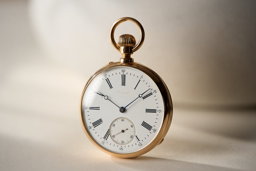 N° 2961, 18ct Gold Lépine with a Hand-Engraved Cipher Back, c.1895