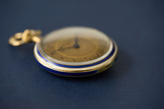 Breguet No. 1852 Gold Enamel Pendant Watch, 1914, detail view 21