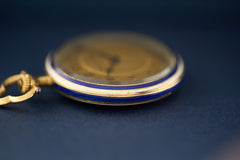 Breguet No. 1852 Gold Enamel Pendant Watch, 1914, detail view 22