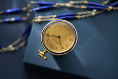 Breguet No. 1852 Gold Enamel Pendant Watch, 1914, detail view 3