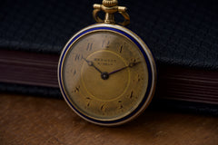 Breguet No. 1852 Gold Enamel Pendant Watch, 1914, detail view 29