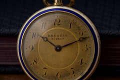 Breguet No. 1852 Gold Enamel Pendant Watch, 1914, detail view 30