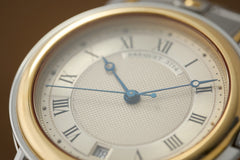 Breguet Marine 3400SA, Steel and Gold, Guilloché Dial, c.1994, detail view 16
