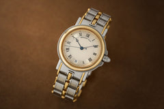 Breguet Marine 3400SA, Steel and Gold, Guilloché Dial, c.1994, front view