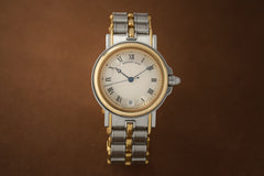 Breguet Marine 3400SA, Steel and Gold, Guilloché Dial, c.1994, detail view 4