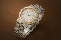 Breguet Marine 3400SA, Steel and Gold, Guilloché Dial, c.1994, detail view 6