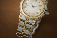 Breguet Marine 3400SA, Steel and Gold, Guilloché Dial, c.1994, detail view 8
