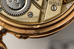 C.A. Gondy 18ct Gold Pocket Watch, Triple Calendar Moonphase, c.1890, detail view 10