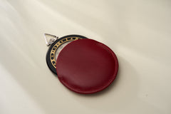 Cartier Solid Onyx Pocket Watch, Diamond Caseback, c.1925, detail view 18