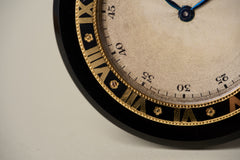 Cartier Solid Onyx Pocket Watch, Diamond Caseback, c.1925, detail view 7
