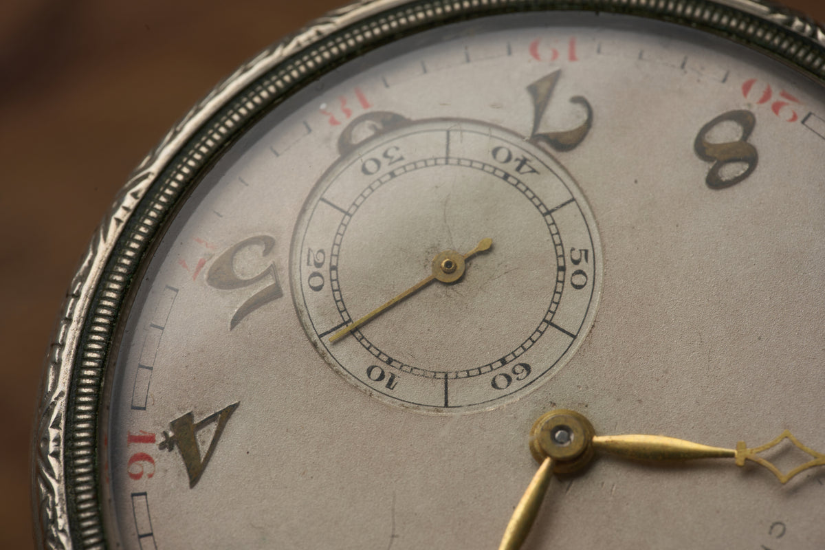 Calibre 971 Chronomètre, Red 24-Hour Ring, Art Deco, c.1920