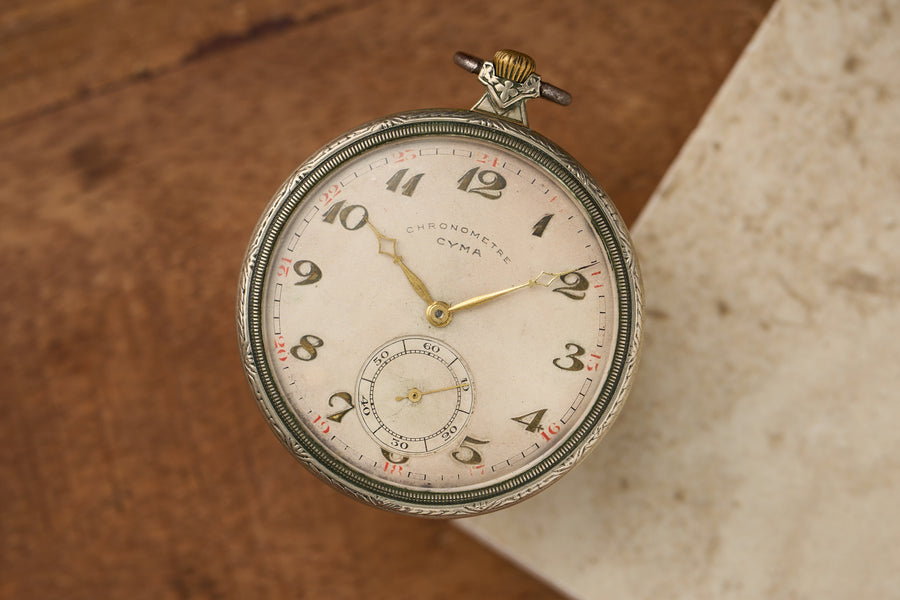 Calibre 971 Chronomètre, Red 24-Hour Ring, Art Deco, c.1920