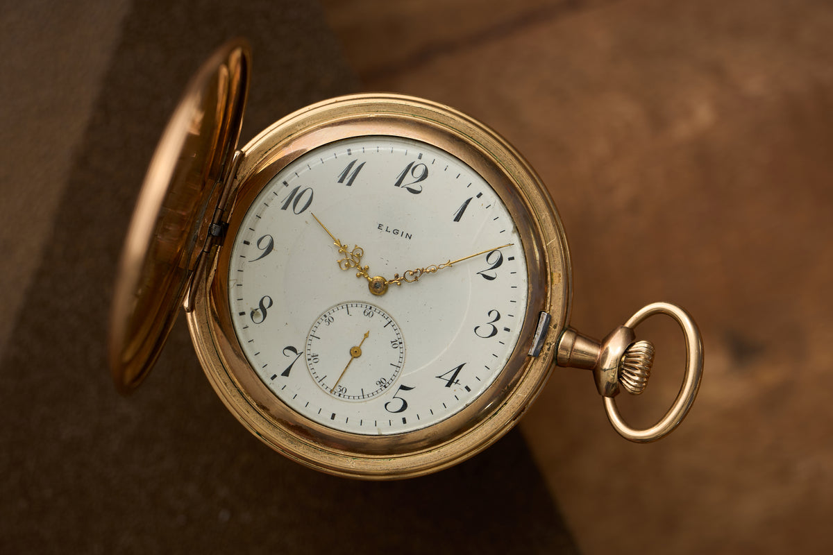 Gold-Filled Full Hunter, Fifteen-Jewel Movement, 1912