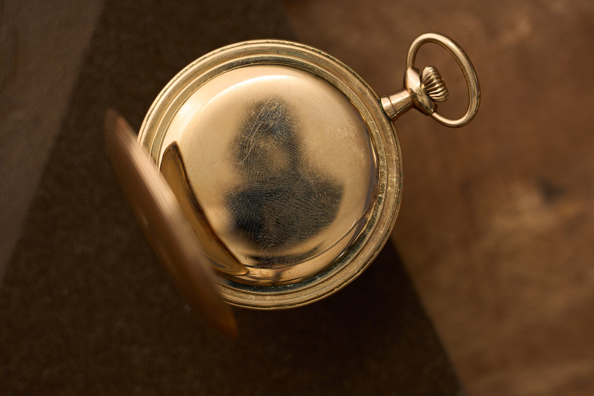 Gold-Filled Full Hunter, Fifteen-Jewel Movement, 1912