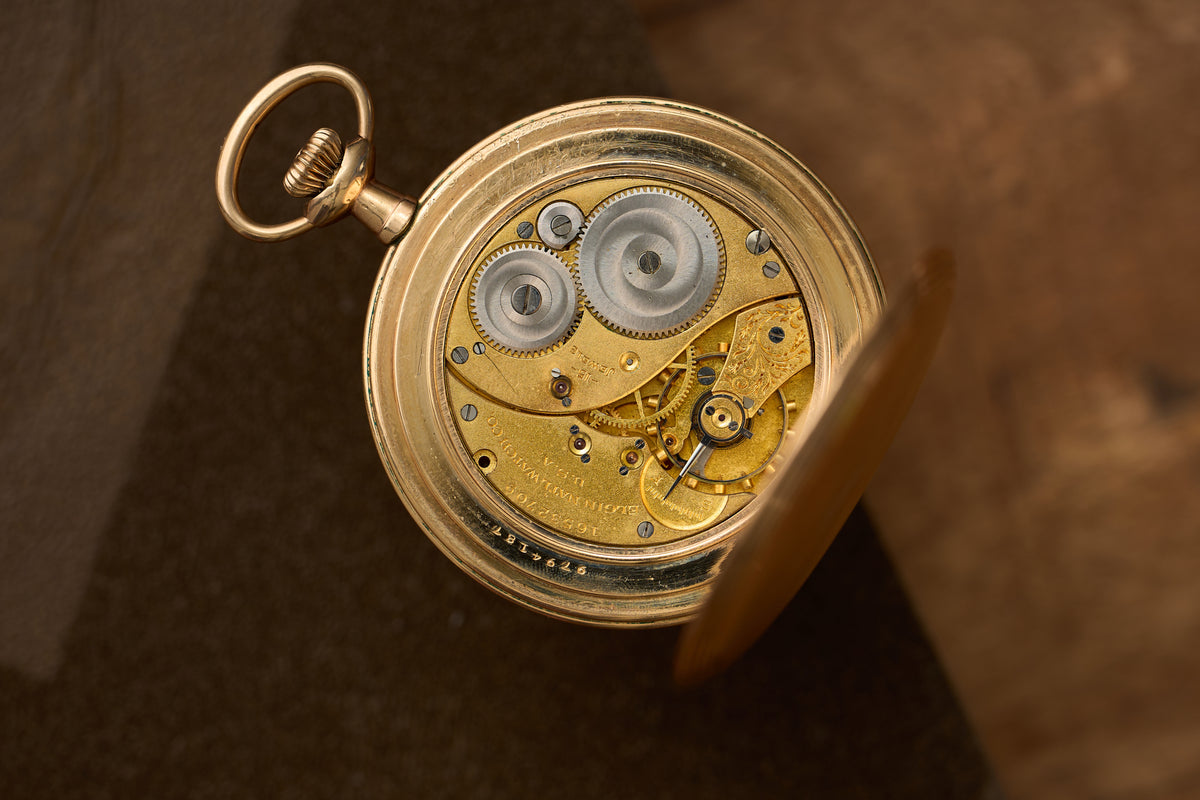 Gold-Filled Full Hunter, Fifteen-Jewel Movement, 1912