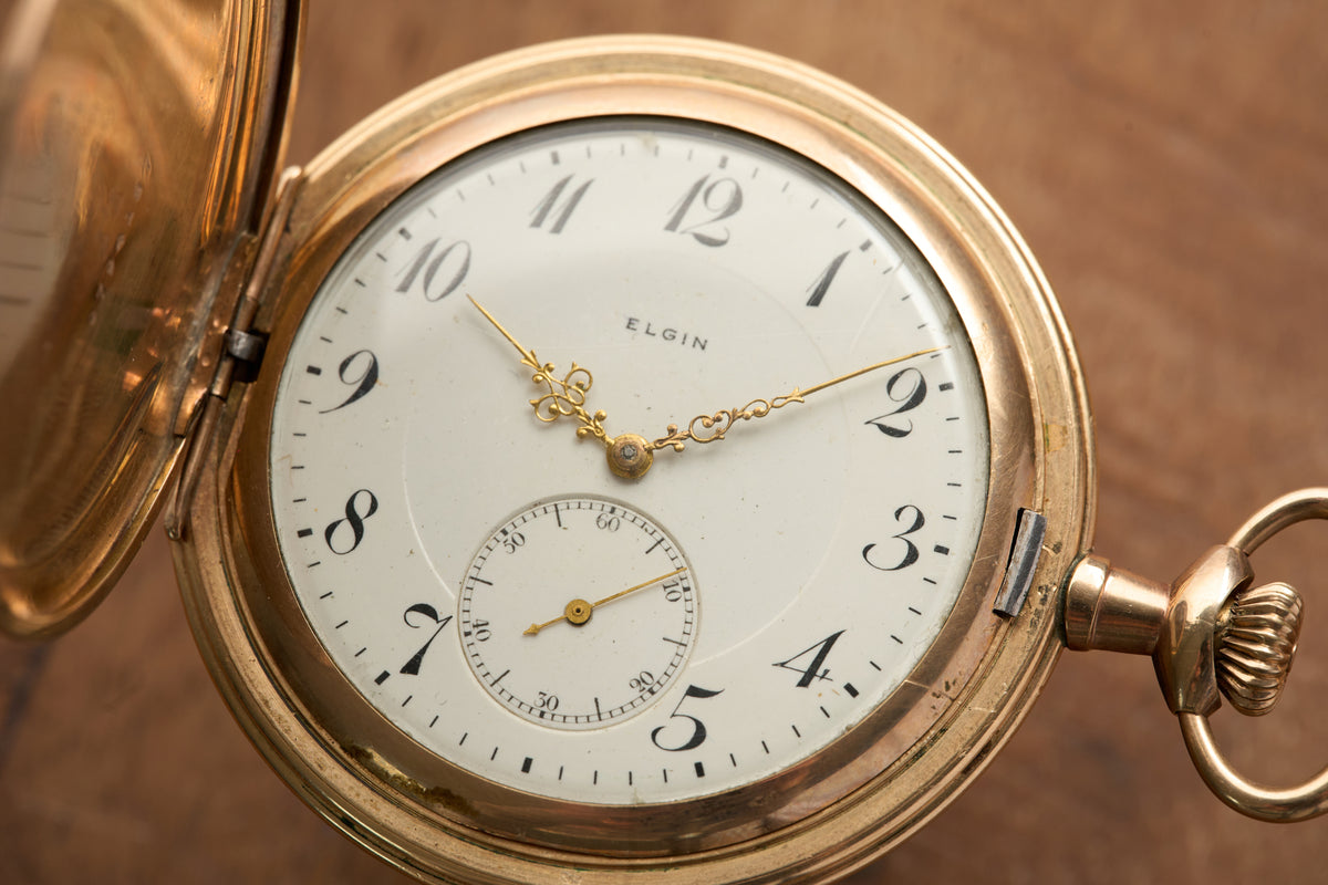 Gold-Filled Full Hunter, Fifteen-Jewel Movement, 1912