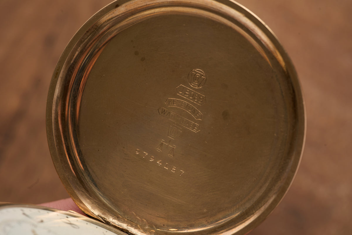 Gold-Filled Full Hunter, Fifteen-Jewel Movement, 1912