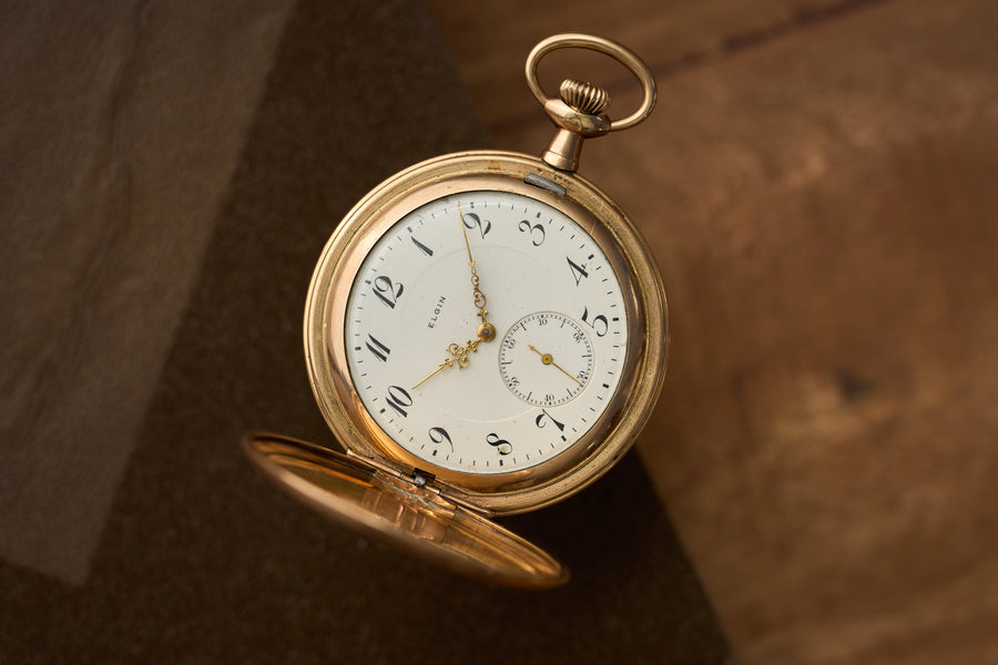 Gold-Filled Full Hunter, Fifteen-Jewel Movement, 1912
