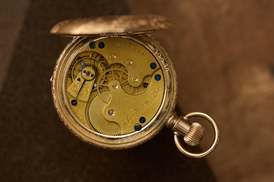 Full Hunter with a Scene-and-Scroll Engraved Case, 1893