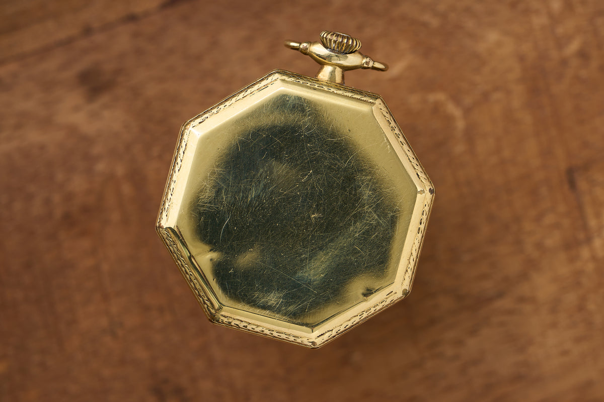 Octagonal Case, Hand-Painted Poker Dial, c.1922