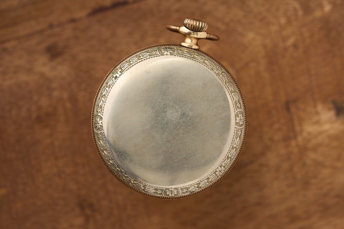 Two-Tone Rose Gold and Nickel Silver, c.1908-1910