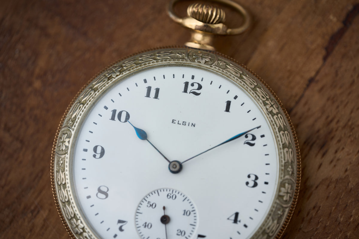 Two-Tone Rose Gold and Nickel Silver, c.1908-1910